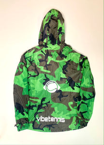 Camouflage Water Repellent Hooded Windbreaker