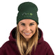 Womens Embroidered Beanie